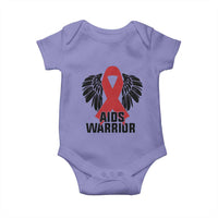 Aids Warrior Baby Onesie Red Ribbon HIV Awareness Gift - Wonder Print Shop