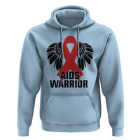 Aids Warrior Hoodie Red Ribbon HIV Awareness Gift - Wonder Print Shop