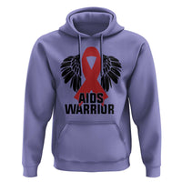 Aids Warrior Hoodie Red Ribbon HIV Awareness Gift - Wonder Print Shop