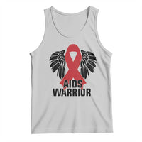 Aids Warrior Tank Top Red Ribbon HIV Awareness Gift - Wonder Print Shop