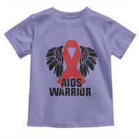 Aids Warrior Toddler T Shirt Red Ribbon HIV Awareness Gift - Wonder Print Shop