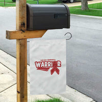 HIV Awareness Warrior Garden Flag Red Ribbon Support Gift - Wonder Print Shop