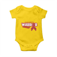 HIV Awareness Warrior Baby Onesie Red Ribbon Support Gift - Wonder Print Shop