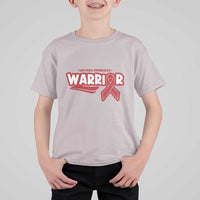 HIV Awareness Warrior T Shirt For Kid Red Ribbon Support Gift - Wonder Print Shop
