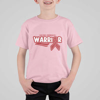 HIV Awareness Warrior T Shirt For Kid Red Ribbon Support Gift - Wonder Print Shop