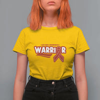 HIV Awareness Warrior T Shirt For Women Red Ribbon Support Gift - Wonder Print Shop