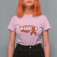 HIV Awareness Warrior T Shirt For Women Red Ribbon Support Gift - Wonder Print Shop