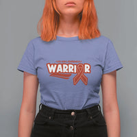 HIV Awareness Warrior T Shirt For Women Red Ribbon Support Gift - Wonder Print Shop