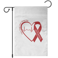 Never Forget World AIDS Day Garden Flag Red Ribbon HIV Awareness Gift - Wonder Print Shop