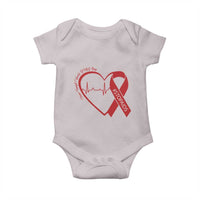 Never Forget World AIDS Day Baby Onesie Red Ribbon HIV Awareness Gift - Wonder Print Shop