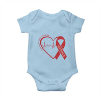 Never Forget World AIDS Day Baby Onesie Red Ribbon HIV Awareness Gift - Wonder Print Shop