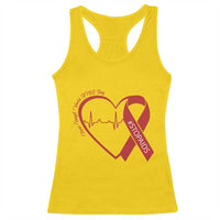 Never Forget World AIDS Day Racerback Tank Top Red Ribbon HIV Awareness Gift - Wonder Print Shop