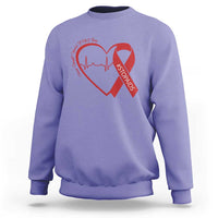 Never Forget World AIDS Day Sweatshirt Red Ribbon HIV Awareness Gift - Wonder Print Shop