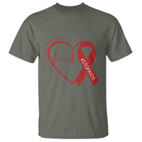Never Forget World AIDS Day T Shirt Red Ribbon HIV Awareness Gift - Wonder Print Shop