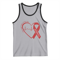Never Forget World AIDS Day Tank Top Red Ribbon HIV Awareness Gift - Wonder Print Shop