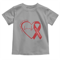 Never Forget World AIDS Day Toddler T Shirt Red Ribbon HIV Awareness Gift - Wonder Print Shop