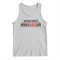World AIDS Day Never Forget Tank Top Red Ribbon Support Gift - Wonder Print Shop