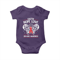 Red Ribbon Faith Hope Love Baby Onesie World AIDS Day Gift - Wonder Print Shop