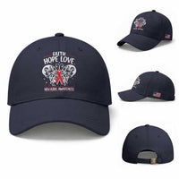 Red Ribbon Faith Hope Love Baseball Cap World AIDS Day Gift