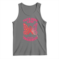 Faith Hope Love HIV Butterfly Tank Top Awareness Month Gift - Wonder Print Shop