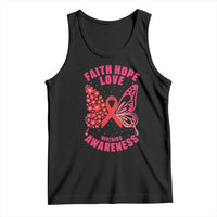 Faith Hope Love HIV Butterfly Tank Top Awareness Month Gift - Wonder Print Shop