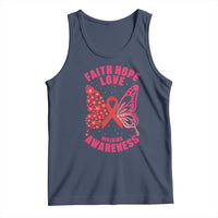 Faith Hope Love HIV Butterfly Tank Top Awareness Month Gift - Wonder Print Shop