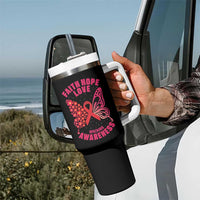 Faith Hope Love HIV Butterfly Tumbler With Handle Awareness Month Gift - Wonder Print Shop