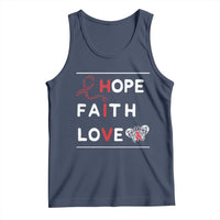 Faith Hope Love HIV AIDS Awareness Tank Top Hope Strength Empowerment Gift - Wonder Print Shop