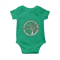 HIV AIDS Awareness Empowerment Gift Baby Onesie Support Educate Care Cure - Wonder Print Shop