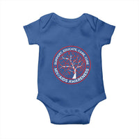 HIV AIDS Awareness Empowerment Gift Baby Onesie Support Educate Care Cure - Wonder Print Shop