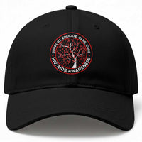 HIV AIDS Awareness Empowerment Gift Baseball Cap Support Educate Care Cure