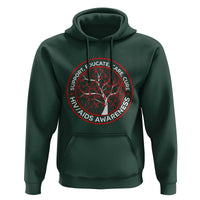 HIV AIDS Awareness Empowerment Gift Hoodie Support Educate Care Cure - Wonder Print Shop
