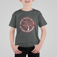 HIV AIDS Awareness Empowerment Gift T Shirt For Kid Support Educate Care Cure - Wonder Print Shop