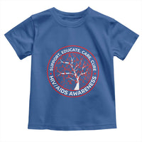 HIV AIDS Awareness Empowerment Gift Toddler T Shirt Support Educate Care Cure - Wonder Print Shop