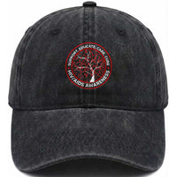 HIV AIDS Awareness Empowerment Gift Washed Cotton Baseball Cap Support Educate Care Cure