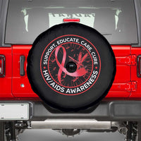 Support Educate Care Cure Spare Tire Cover HIV Awareness Month Gift - Wonder Print Shop