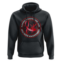 Support Educate Care Cure Hoodie HIV Awareness Month Gift - Wonder Print Shop