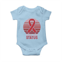 Know Your Status HIV Awareness Baby Onesie World Aids Day Gift - Wonder Print Shop