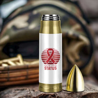 Know Your Status HIV Awareness Bullet Tumbler World Aids Day Gift - Wonder Print Shop