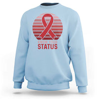 Know Your Status HIV Awareness Sweatshirt World Aids Day Gift - Wonder Print Shop