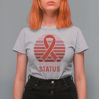 Know Your Status HIV Awareness T Shirt For Women World Aids Day Gift - Wonder Print Shop