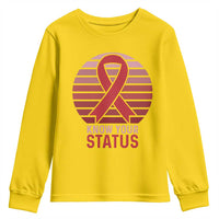 Know Your Status HIV Awareness Youth Sweatshirt World Aids Day Gift - Wonder Print Shop