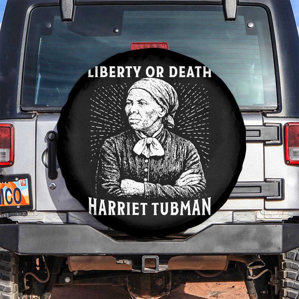 Harriet Tubman Liberty Or Death Spare Tire Cover Female Empowerment History Gift - Wonder Print Shop