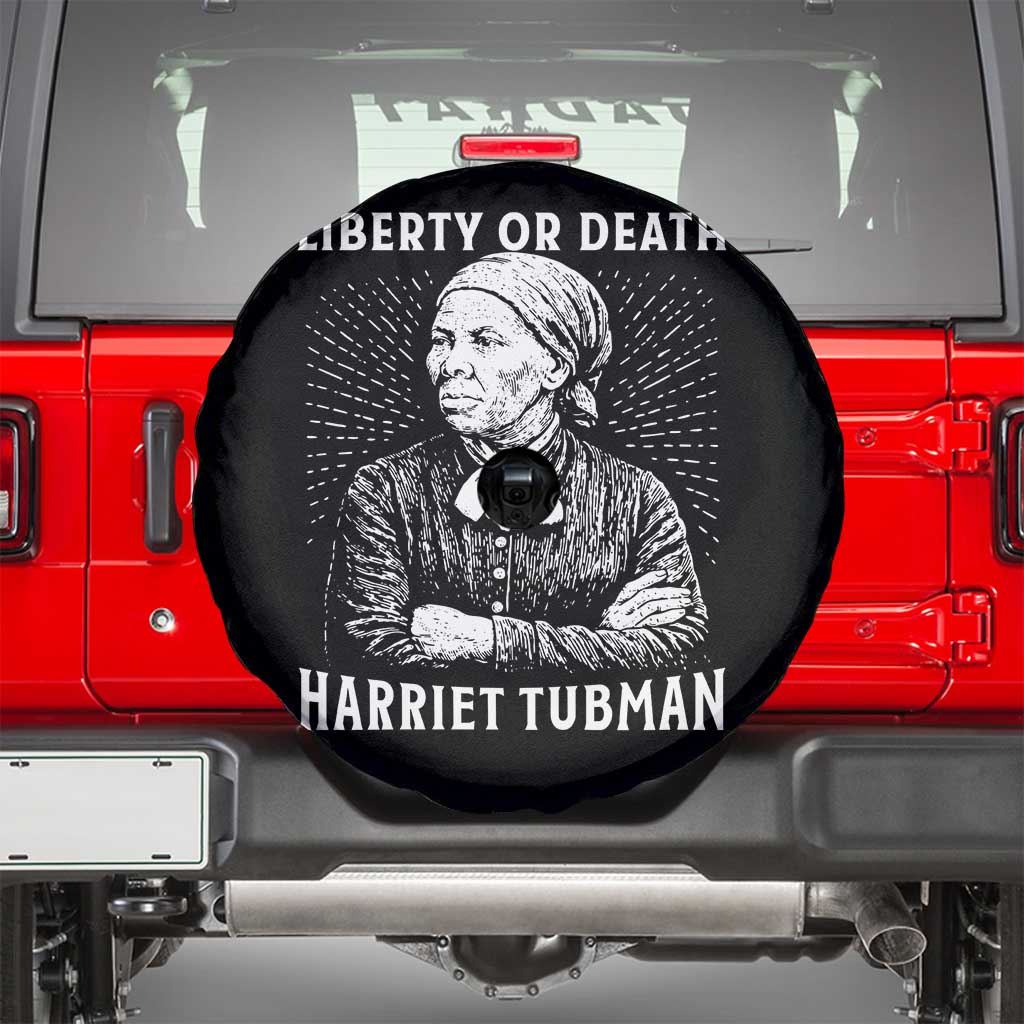Harriet Tubman Liberty Or Death Spare Tire Cover Female Empowerment History Gift - Wonder Print Shop