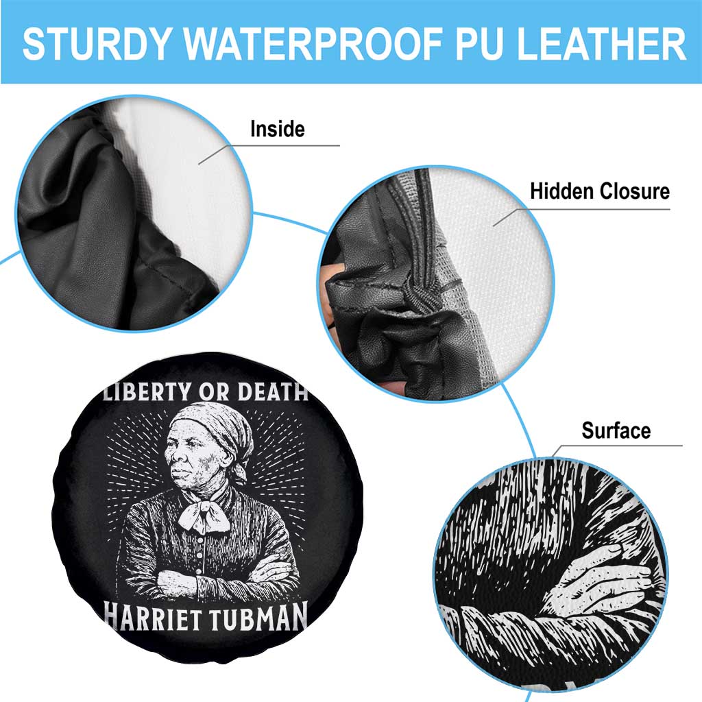Harriet Tubman Liberty Or Death Spare Tire Cover Female Empowerment History Gift - Wonder Print Shop