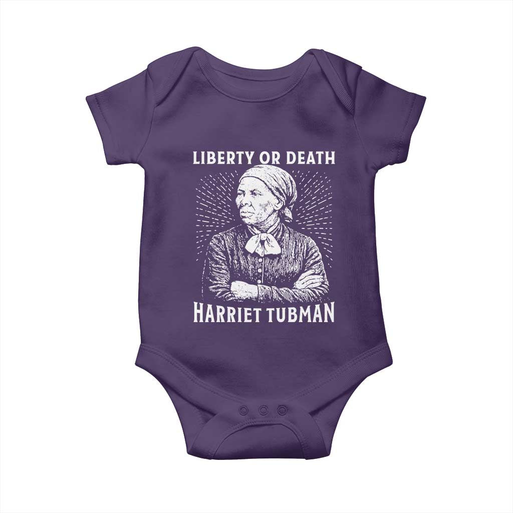 Harriet Tubman Liberty Or Death Baby Onesie Female Empowerment History Gift - Wonder Print Shop
