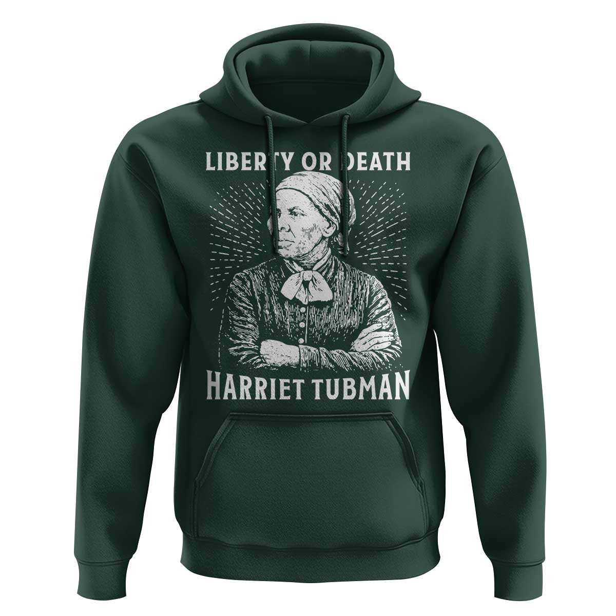 Harriet Tubman Liberty Or Death Hoodie Female Empowerment History Gift - Wonder Print Shop
