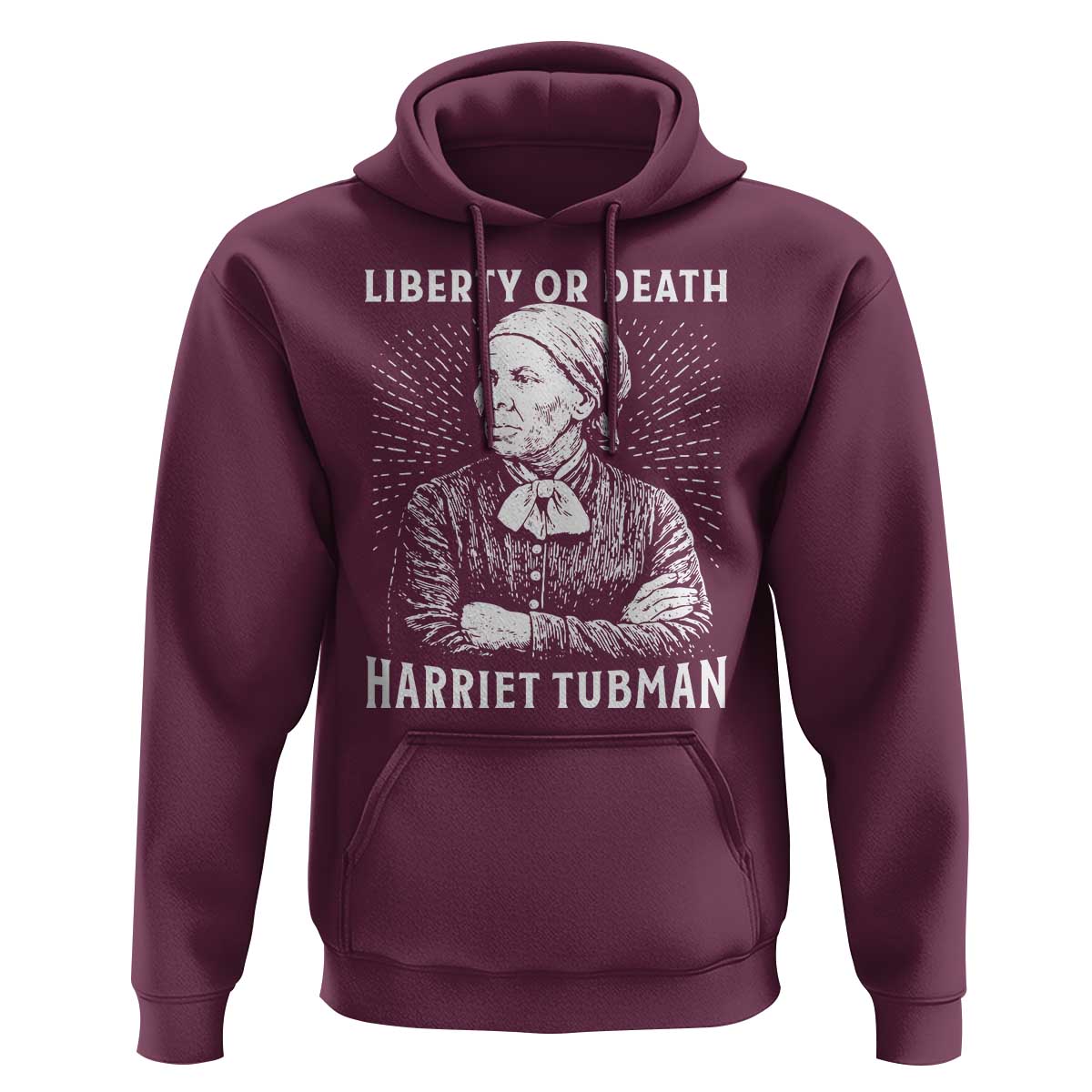 Harriet Tubman Liberty Or Death Hoodie Female Empowerment History Gift - Wonder Print Shop
