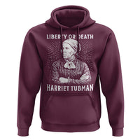 Harriet Tubman Liberty Or Death Hoodie Female Empowerment History Gift - Wonder Print Shop