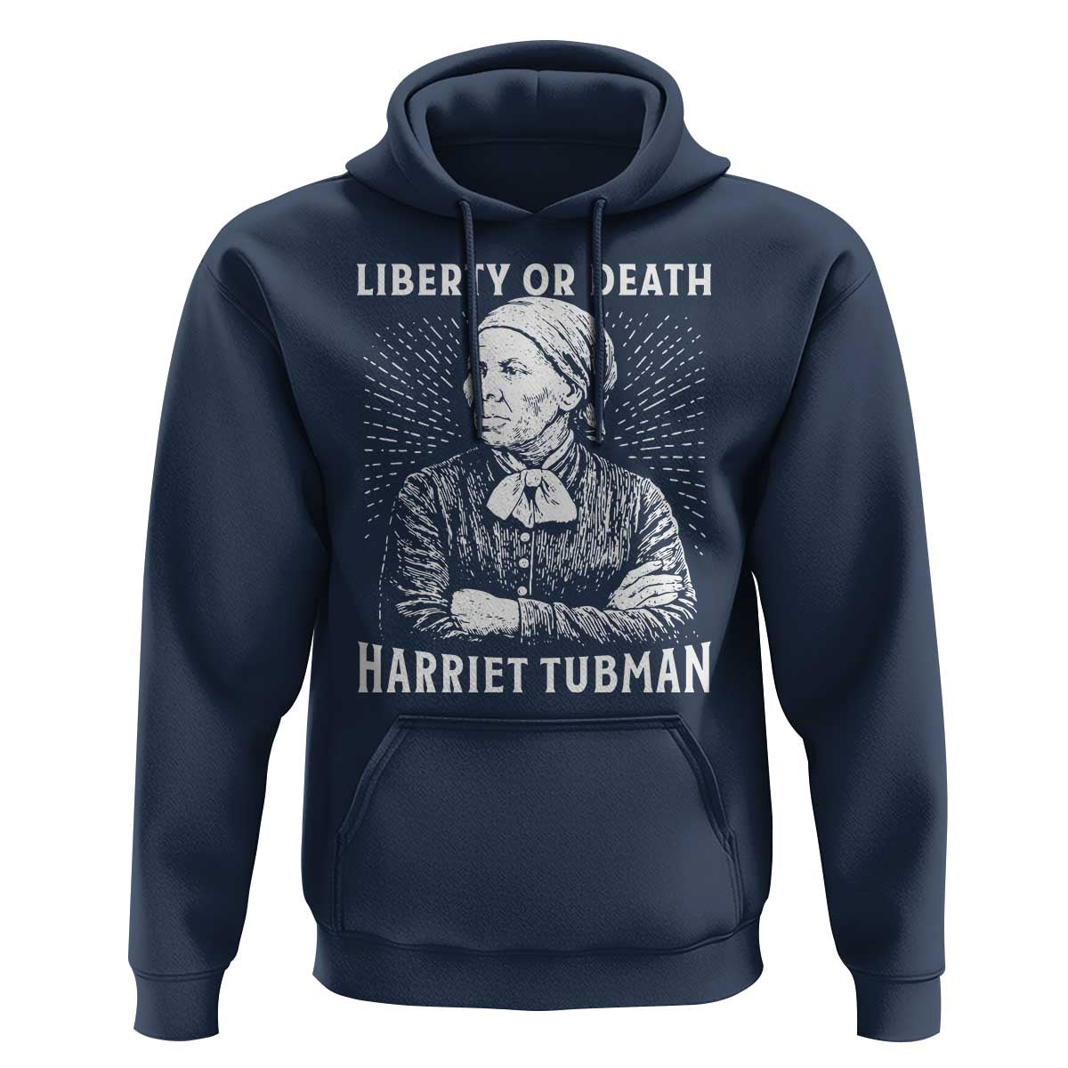 Harriet Tubman Liberty Or Death Hoodie Female Empowerment History Gift - Wonder Print Shop